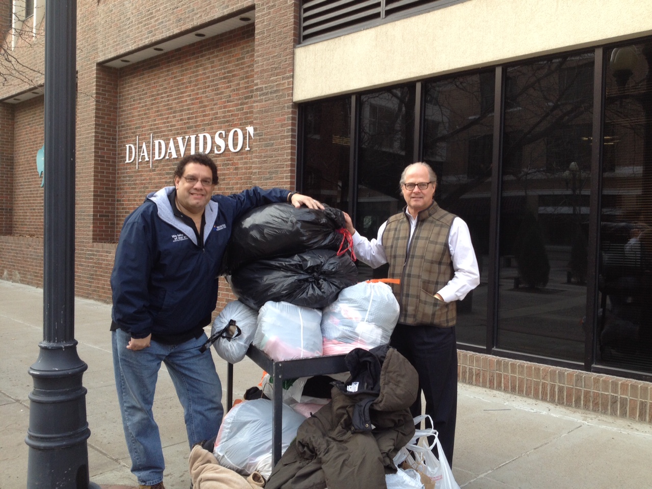 DA Davidson Donation - Dave & Dan